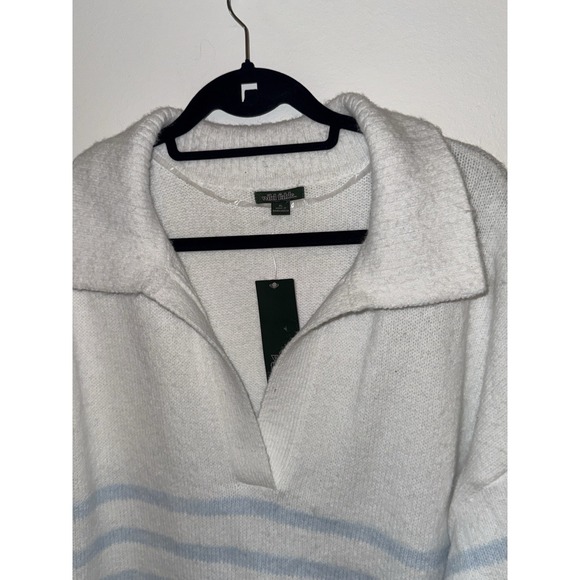 wild fable Light Blue And White Sweatshirt Size XL - Picture 7 of 9